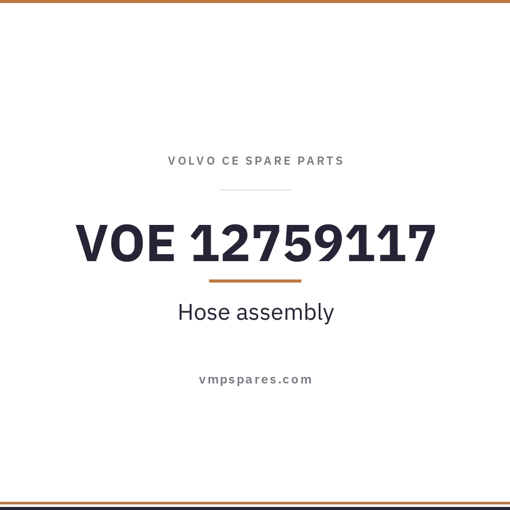 VOE 12759117 – Hose assembly