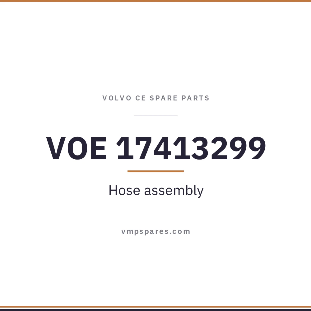 VOE 17413299 – Hose assembly