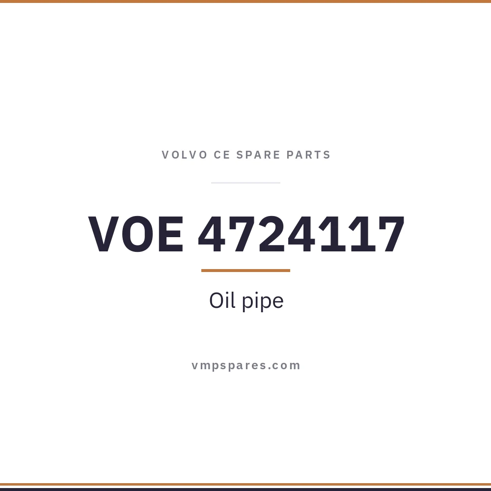 VOE 4724117 – Oil pipe