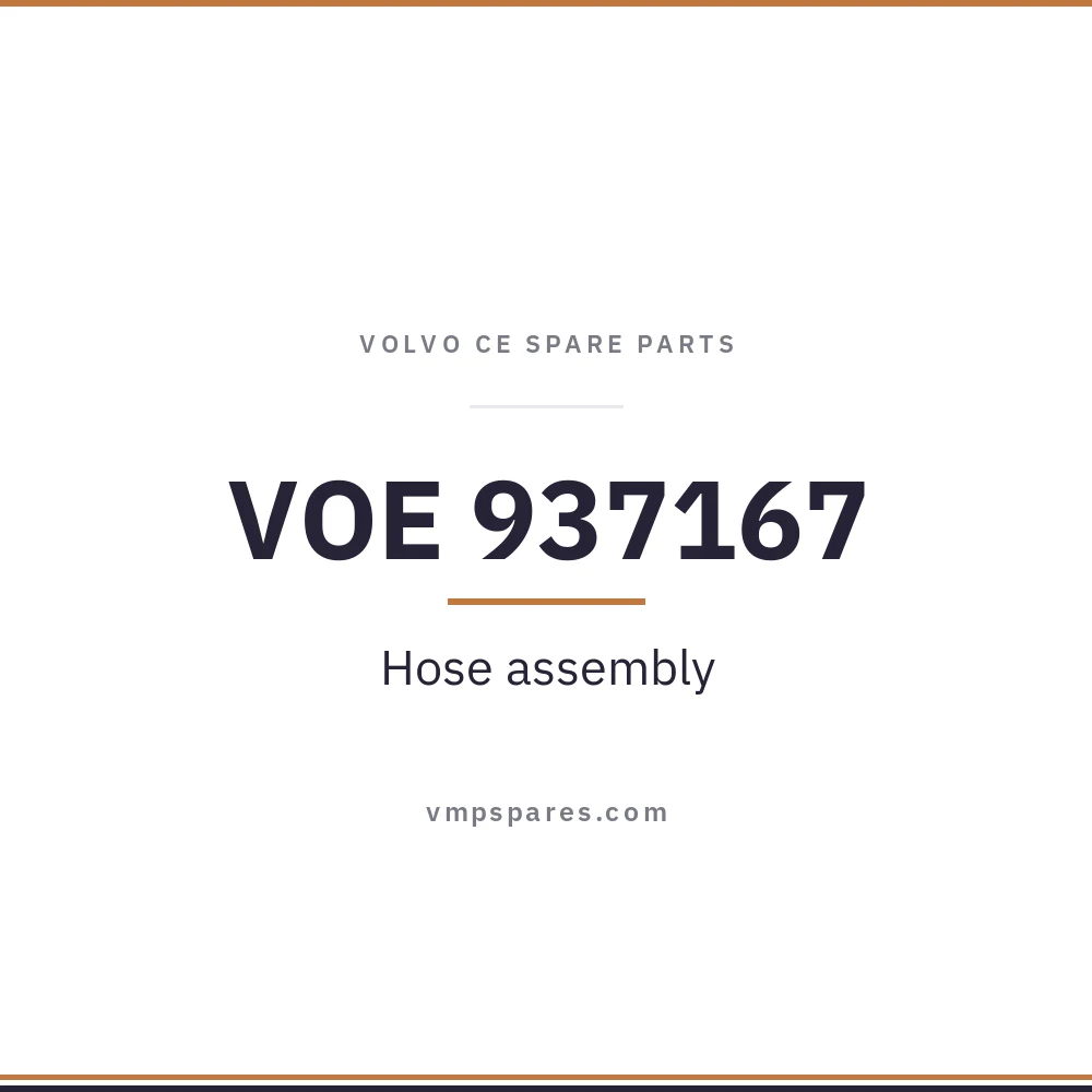 VOE 937167 – Hose assembly