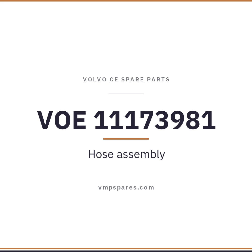 VOE 11173981 – Hose assembly