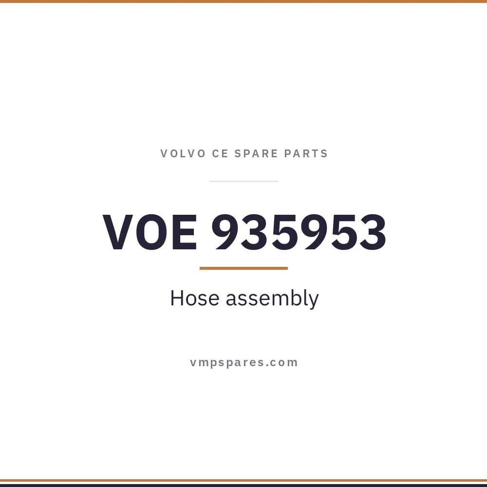VOE 935953 – Hose assembly