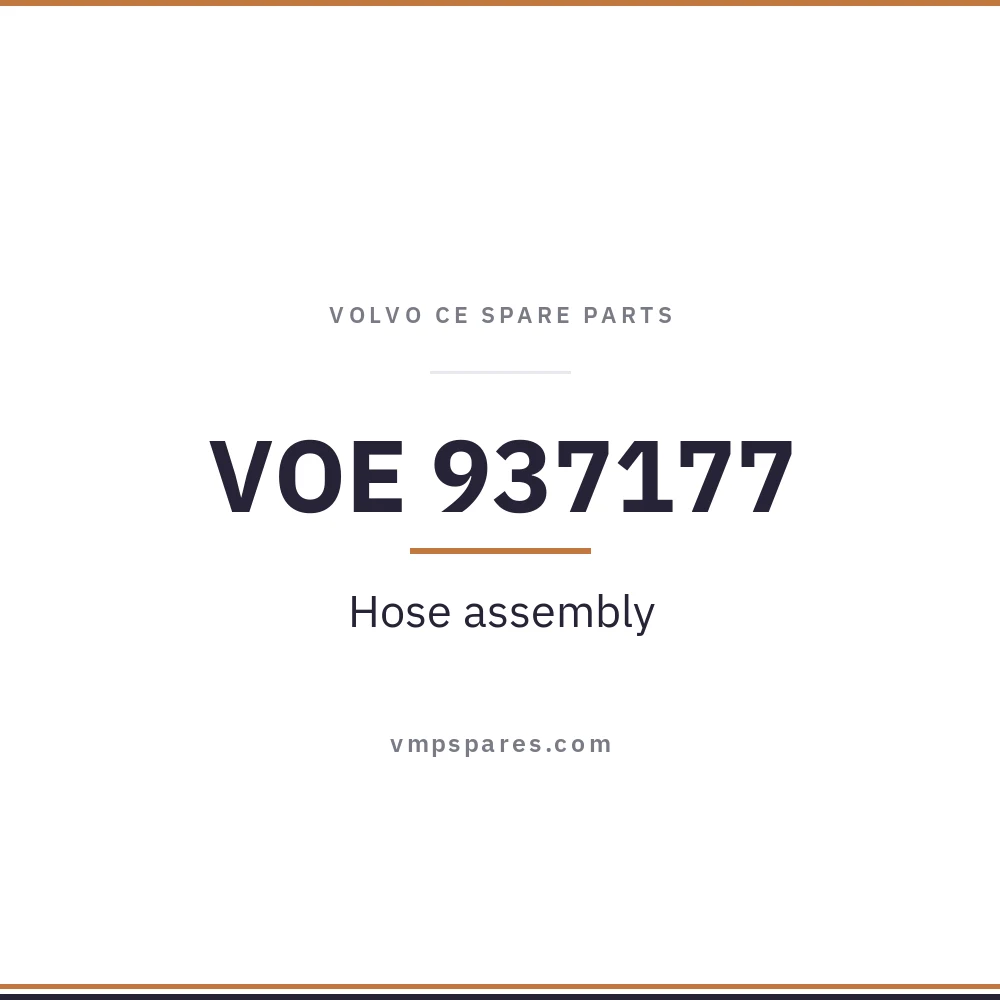 VOE 937177 – Hose assembly