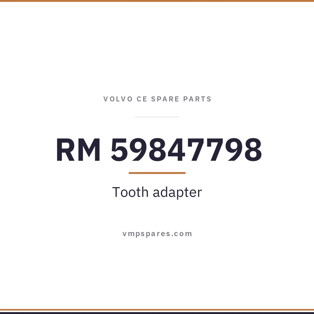 RM 59847798 – Tooth adapter