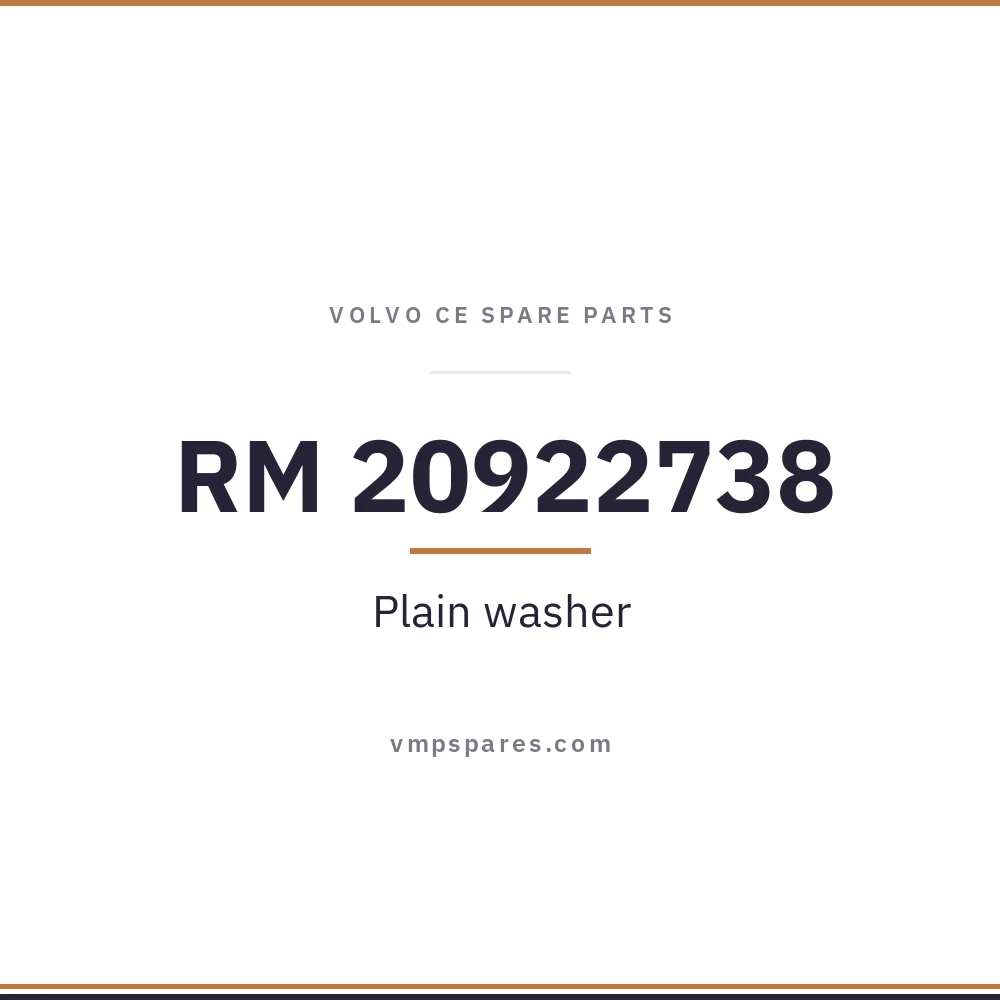 RM 20922738 – Plain washer