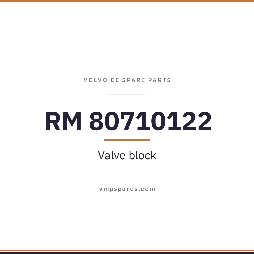 RM 80710122 – Valve block