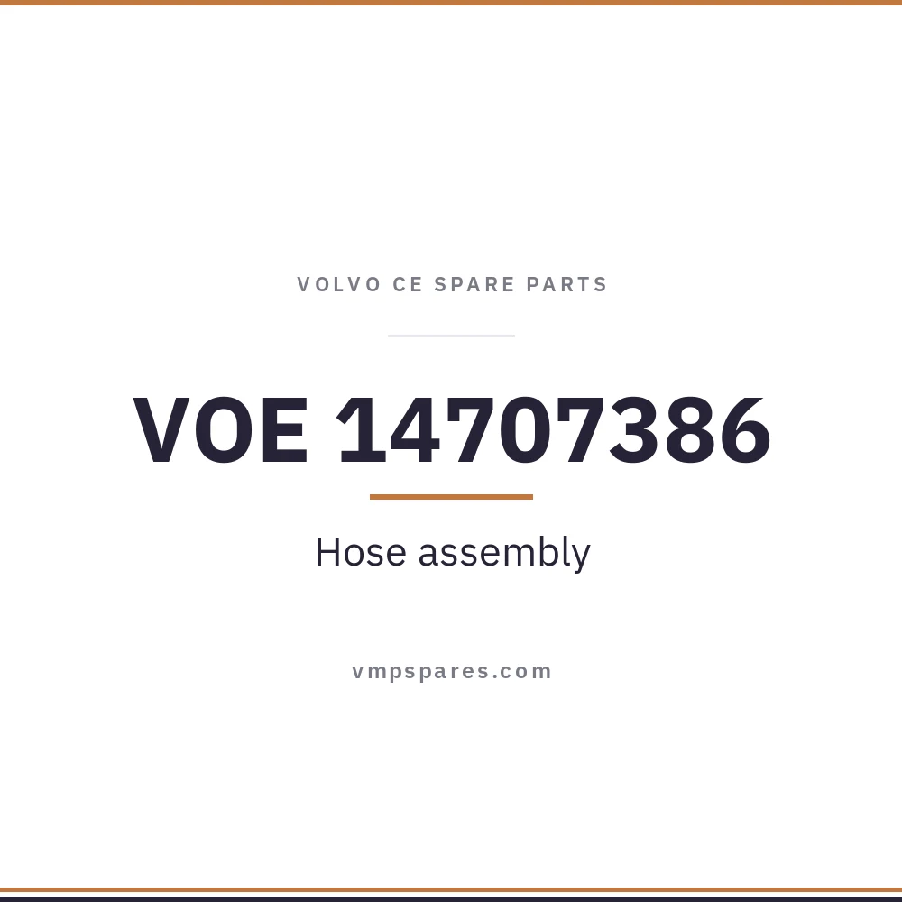 VOE 14707386 – Hose assembly
