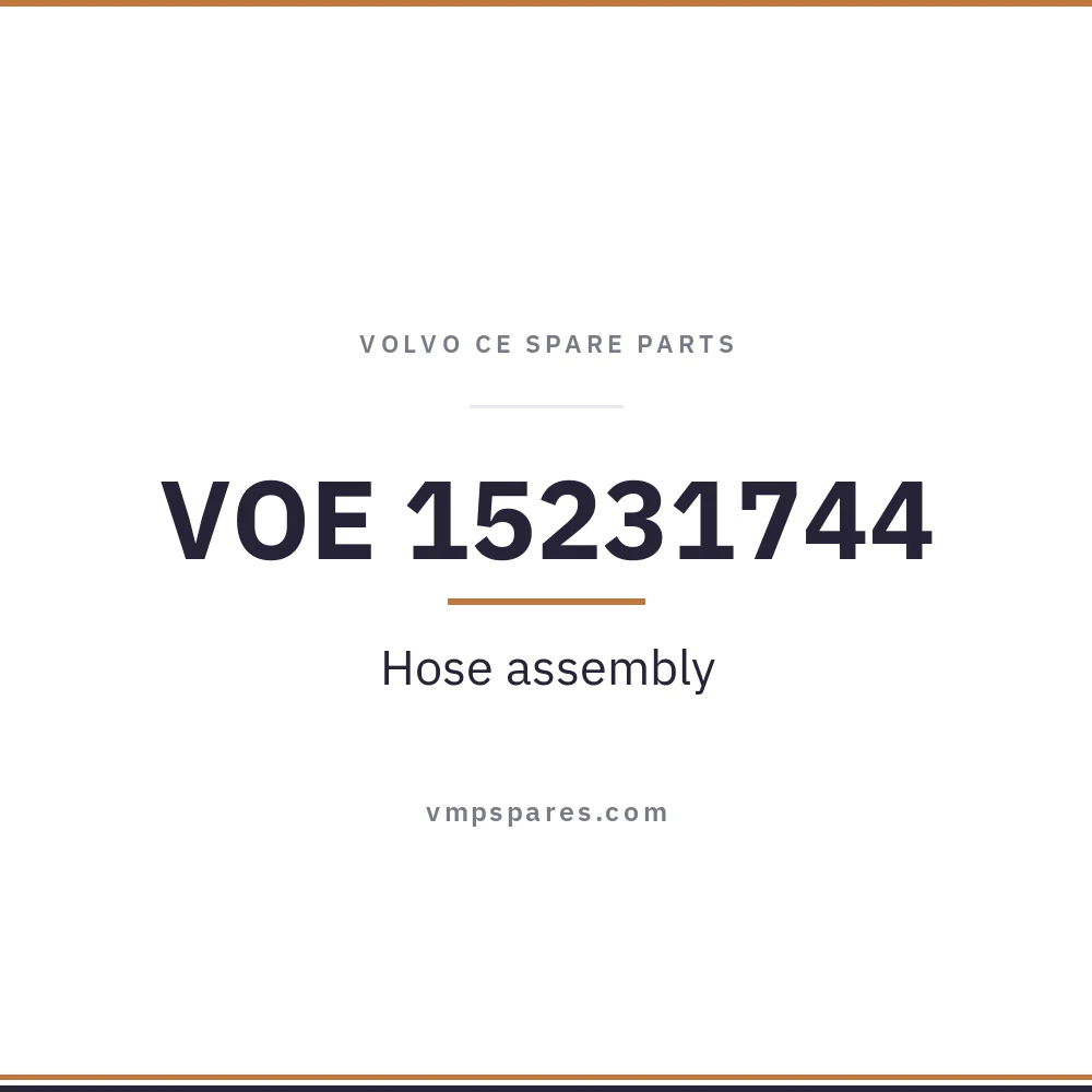 VOE 15231744 – Hose assembly