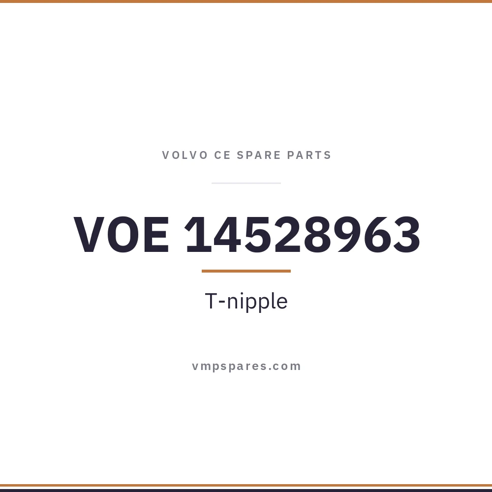 VOE 14528963 – T-nipple