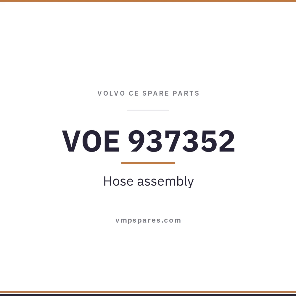 VOE 937352 – Hose assembly