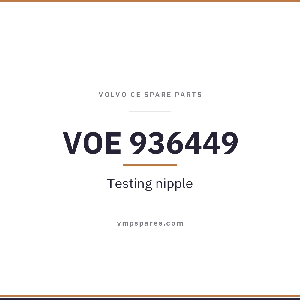 VOE 936449 – Testing nipple