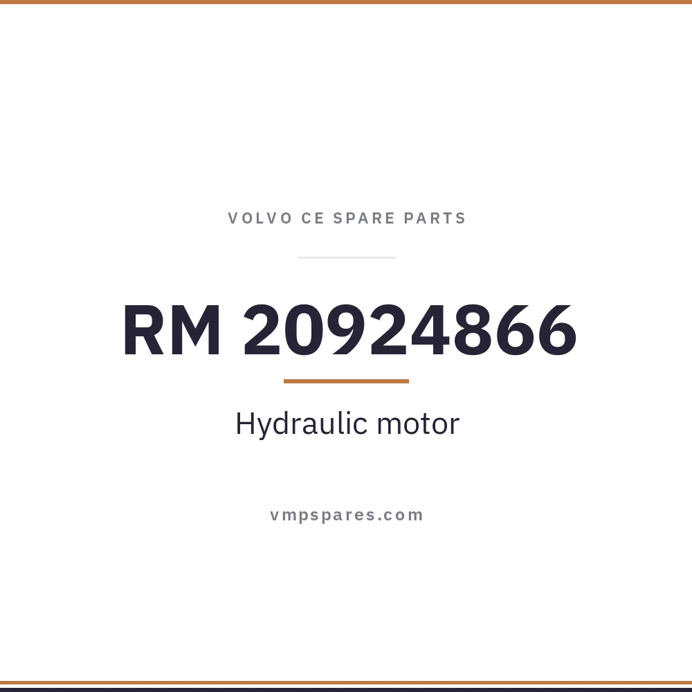 RM 20924866 – Hydraulic motor