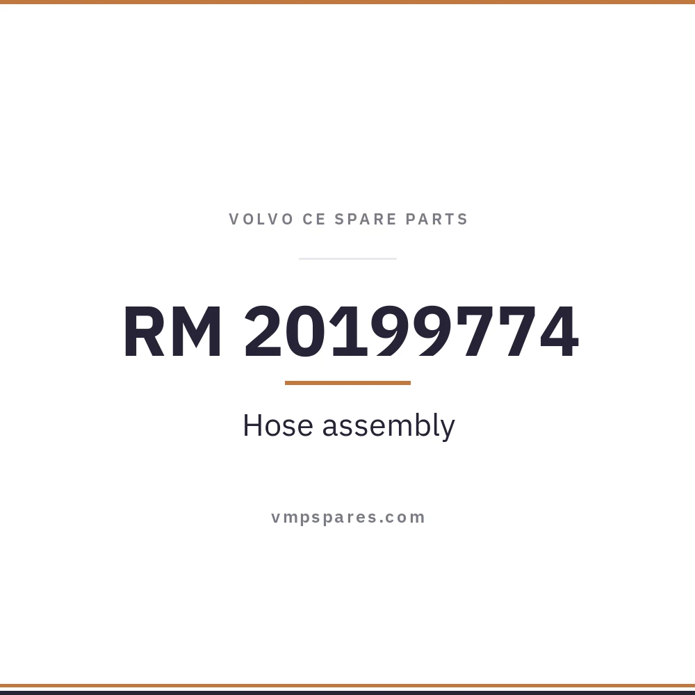 RM 20199774 – Hose assembly