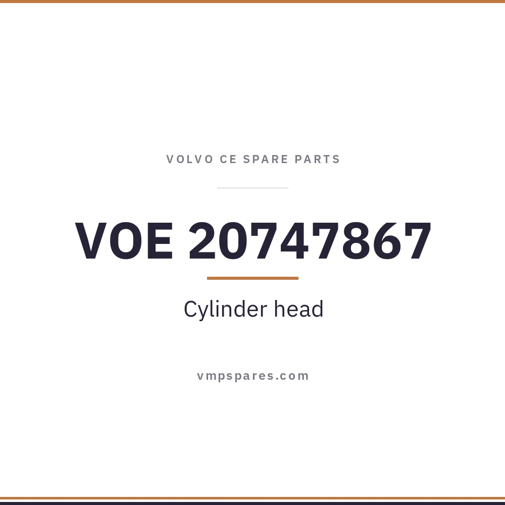 VOE 20747867 – Cylinder head