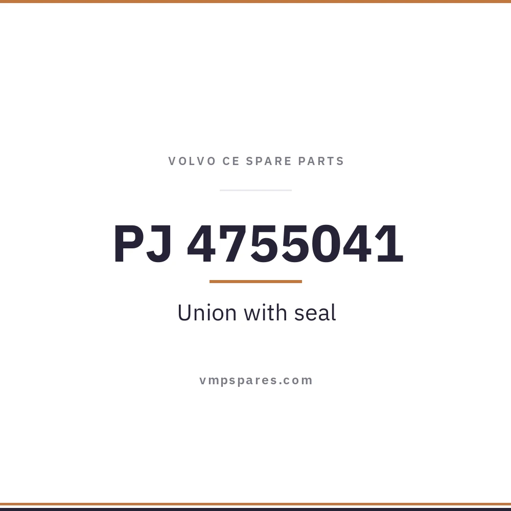 PJ 4755041 – Union with seal
