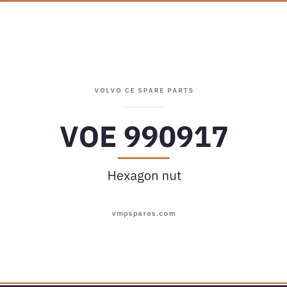 VOE 990917 – Hexagon nut