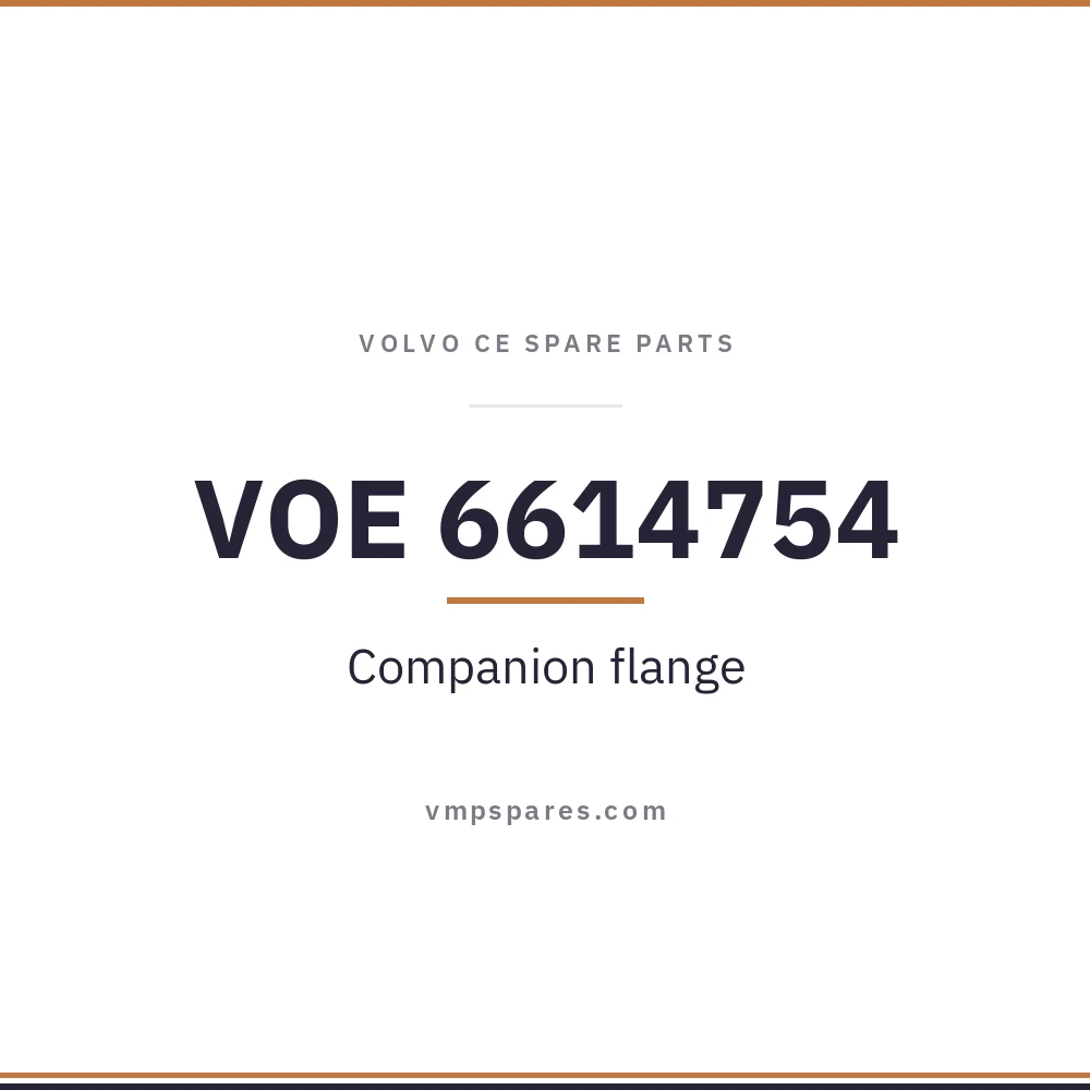 VOE 6614754 – Companion flange