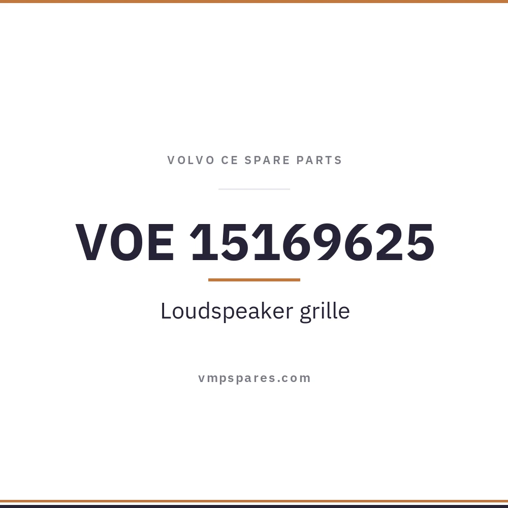 VOE 15169625 – Loudspeaker grille
