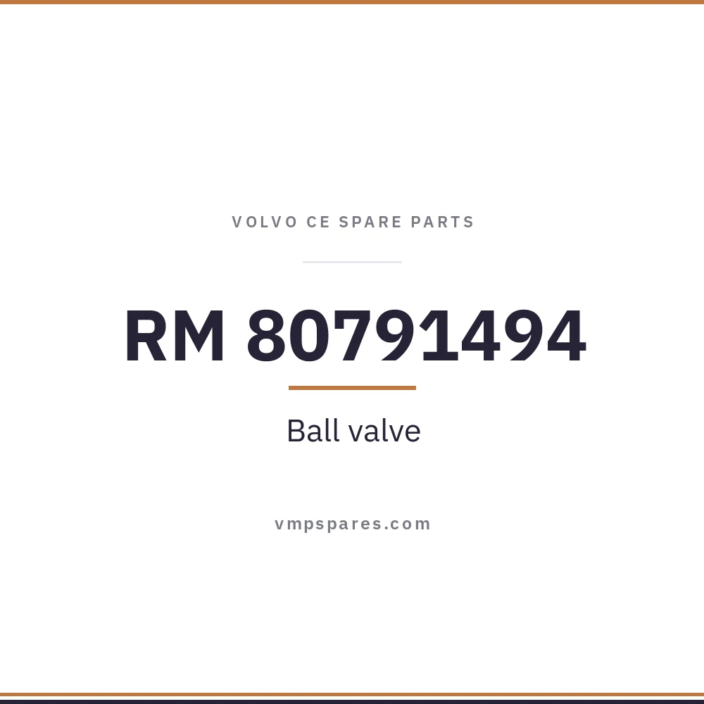 RM 80791494 – Ball valve