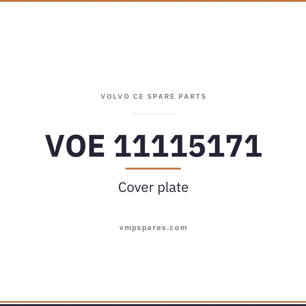 VOE 11115171 – Cover plate