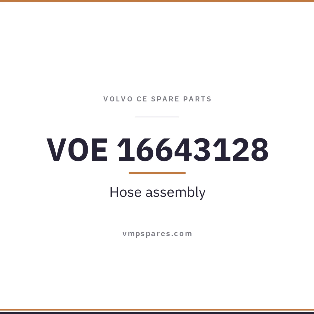 VOE 16643128 – Hose assembly
