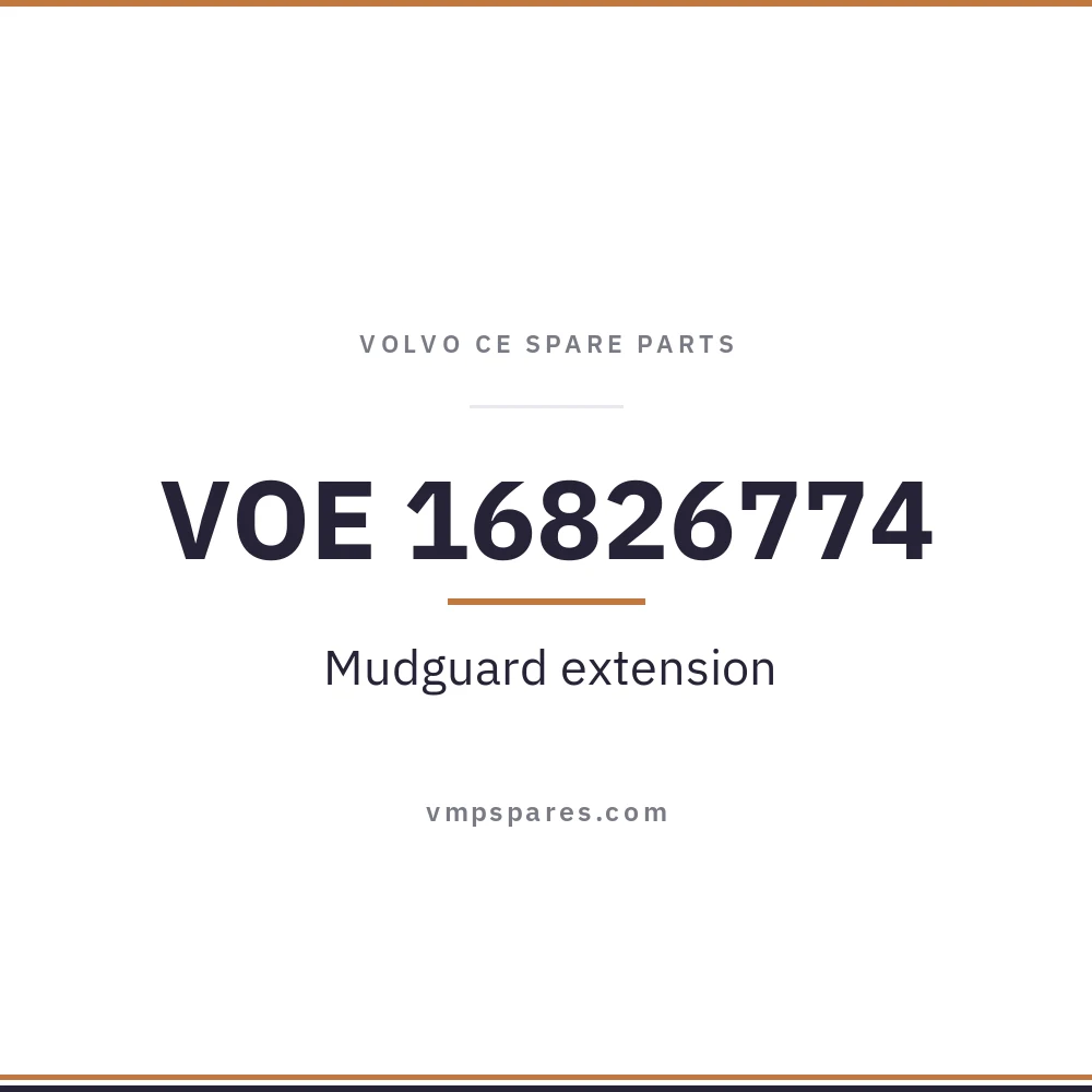 VOE 16826774 – Mudguard extension