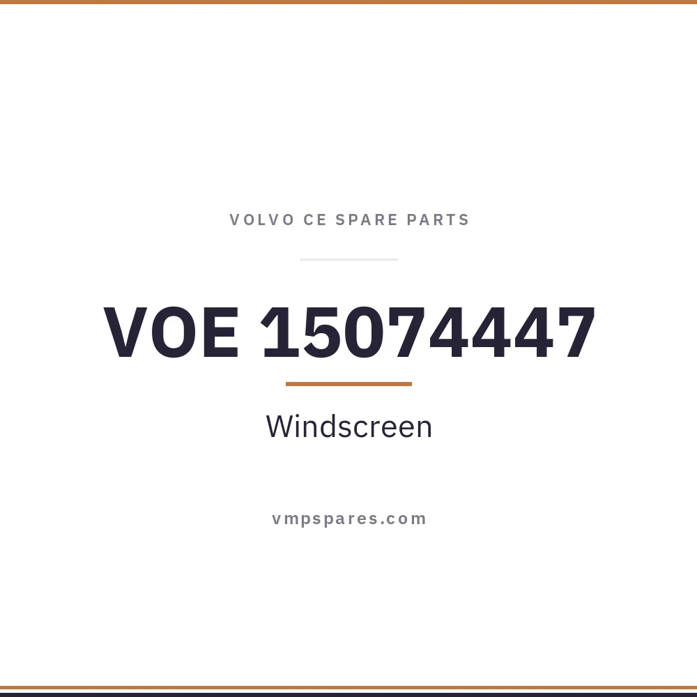 VOE 15074447 – Windscreen