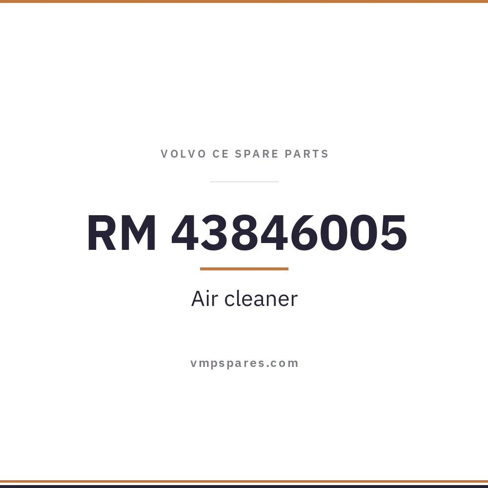 RM 43846005 – Air cleaner