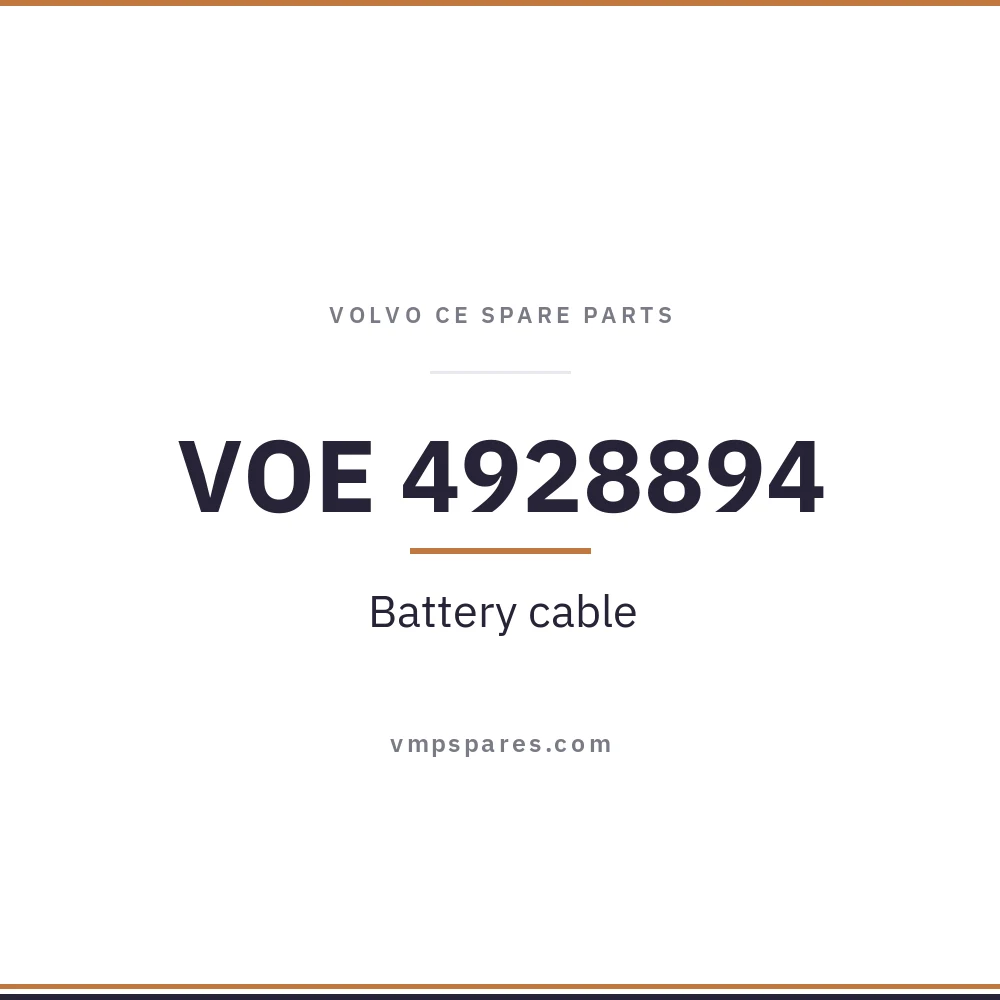 VOE 4928894 – Battery cable