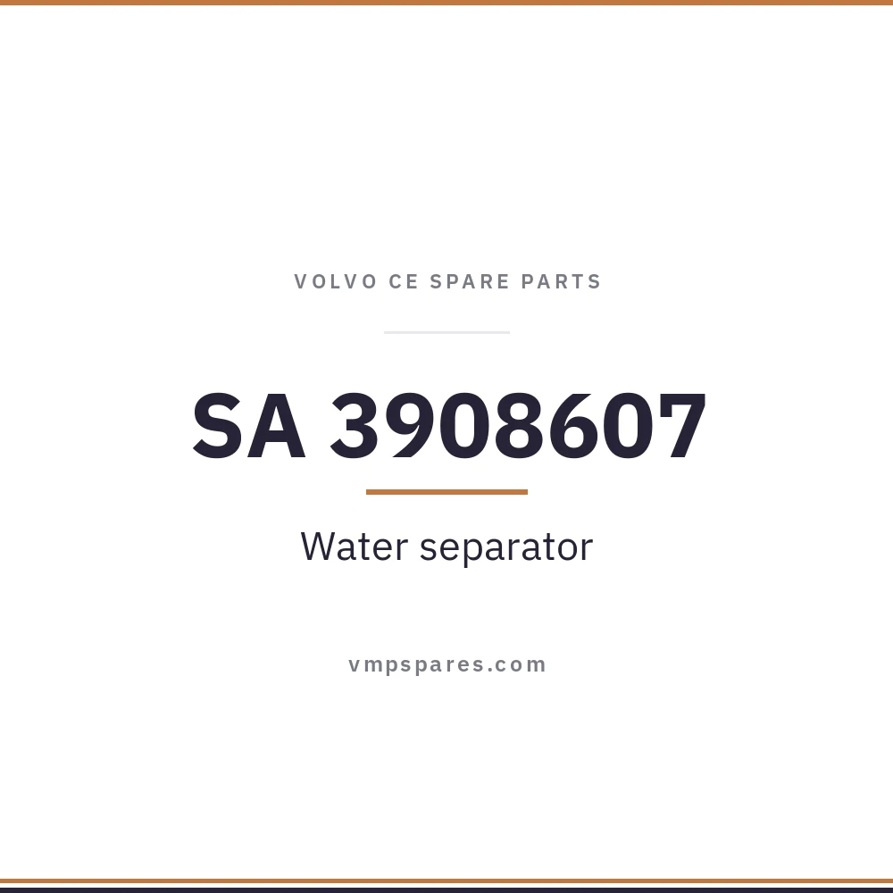 SA 3908607 – Water separator