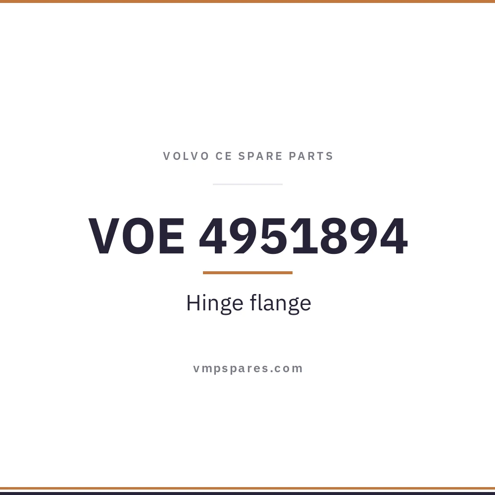 VOE 4951894 – Hinge flange