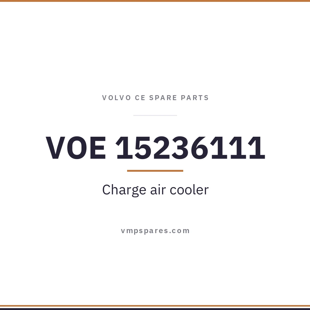 VOE 15236111 – Charge air cooler