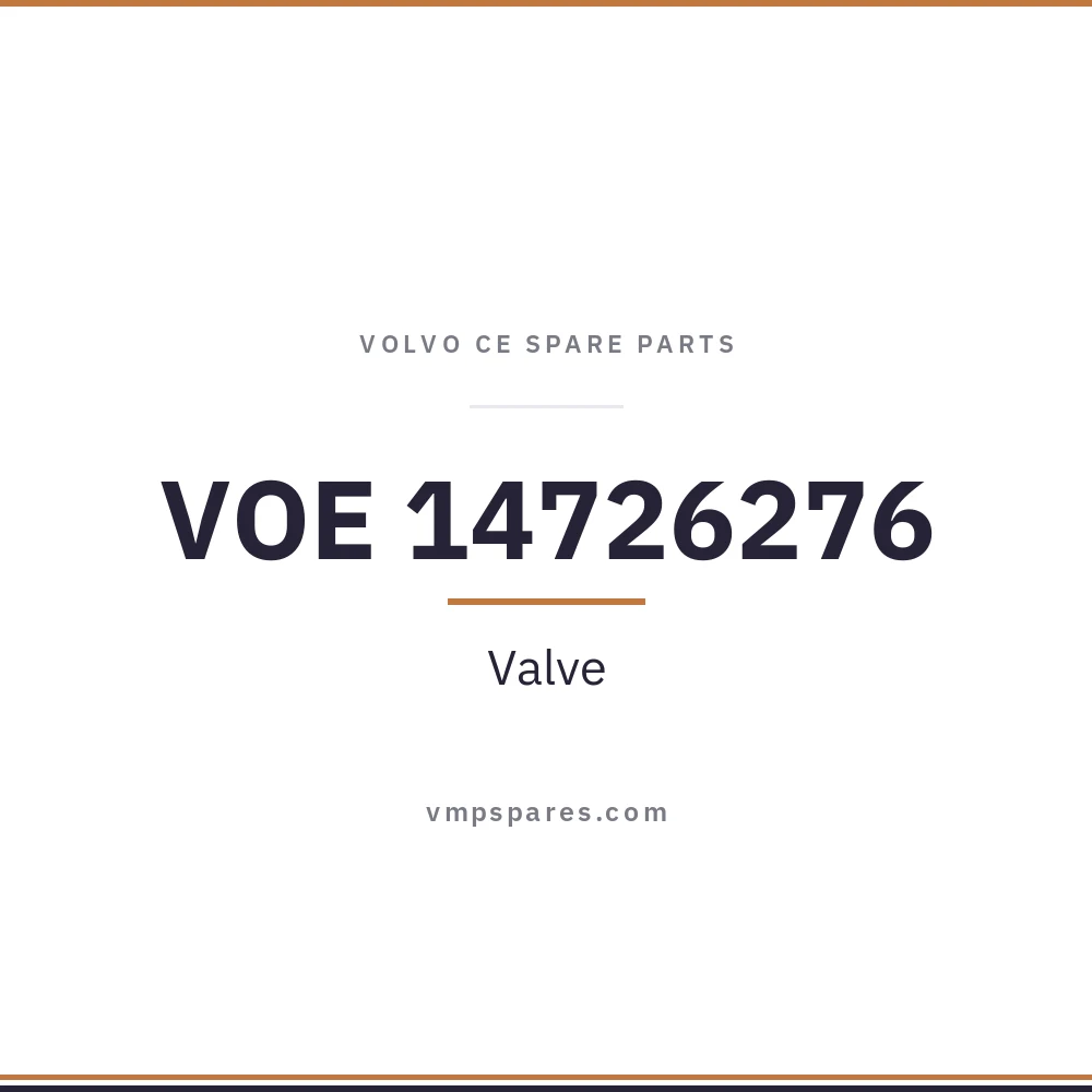 VOE 14726276 – Valve