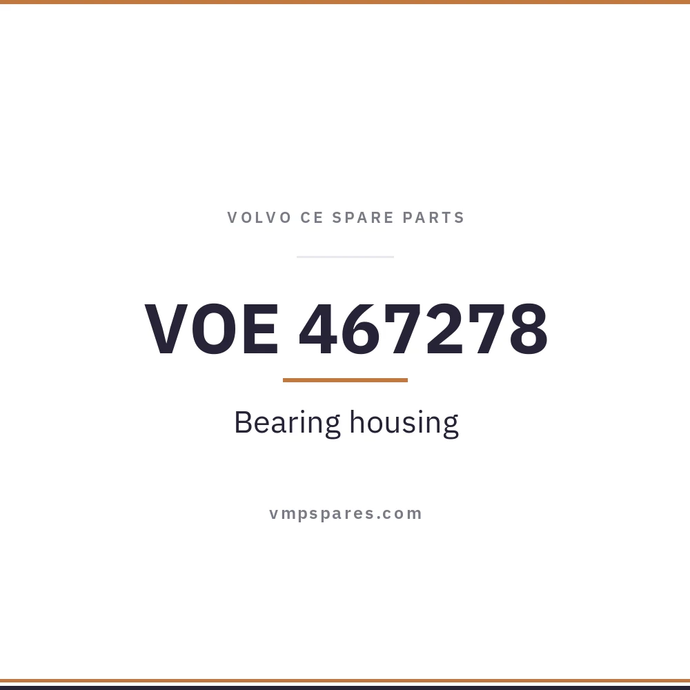 VOE 467278 – Bearing housing