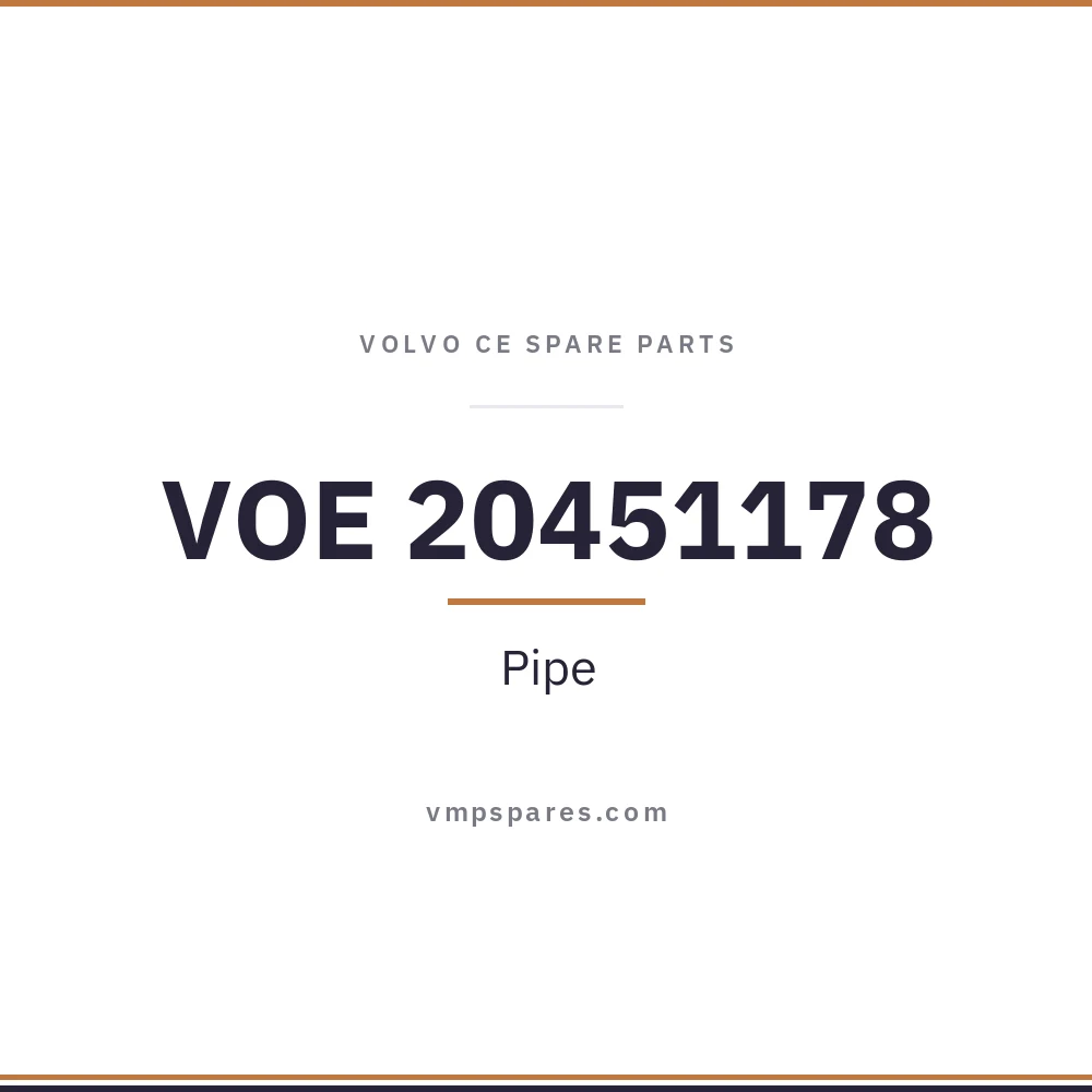 VOE 20451178 – Pipe