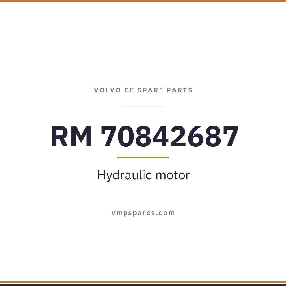 RM 70842687 – Hydraulic motor