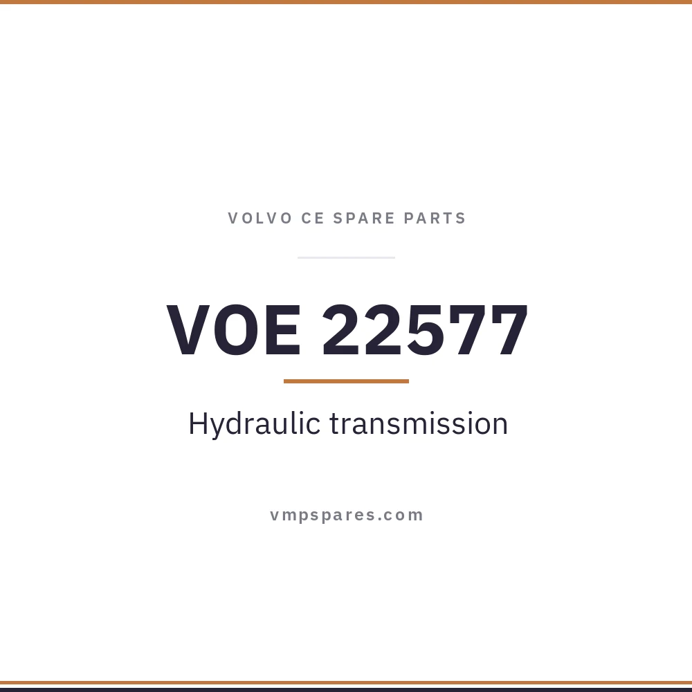 VOE 22577 – Hydraulic transmission