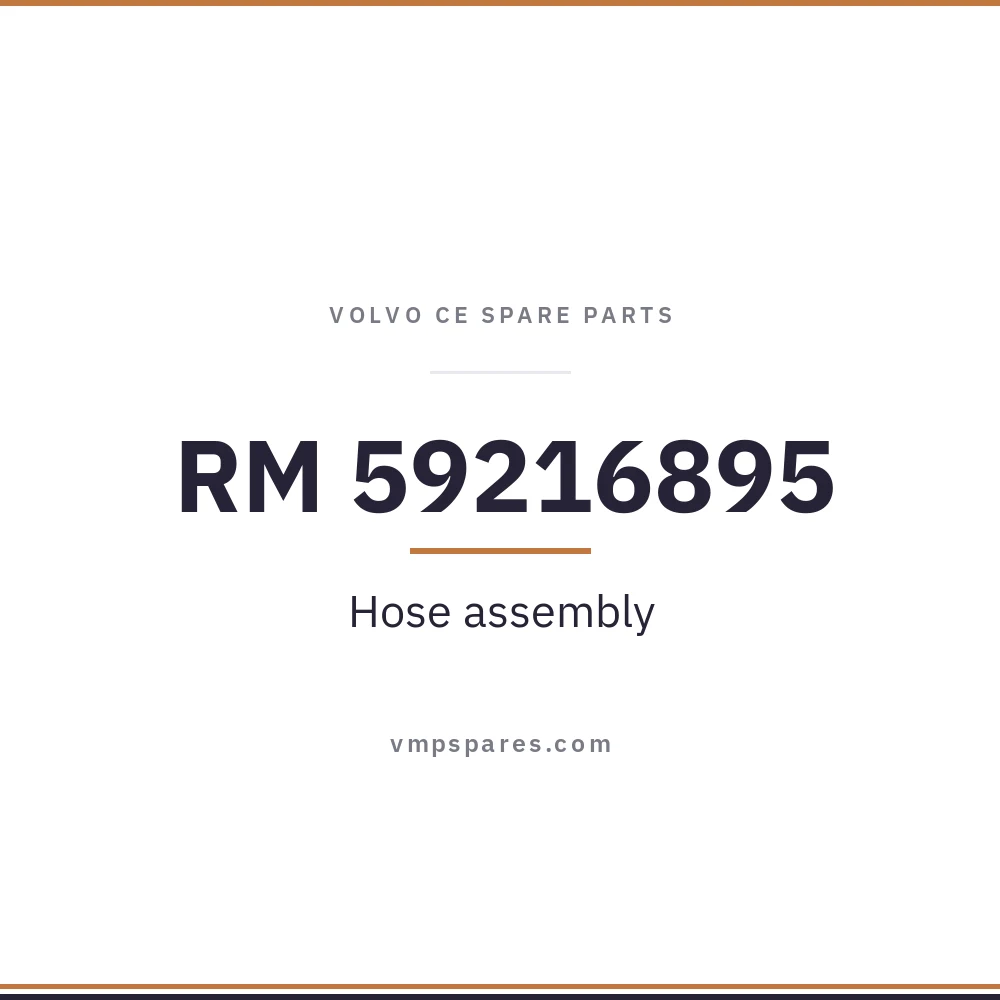 RM 59216895 – Hose assembly