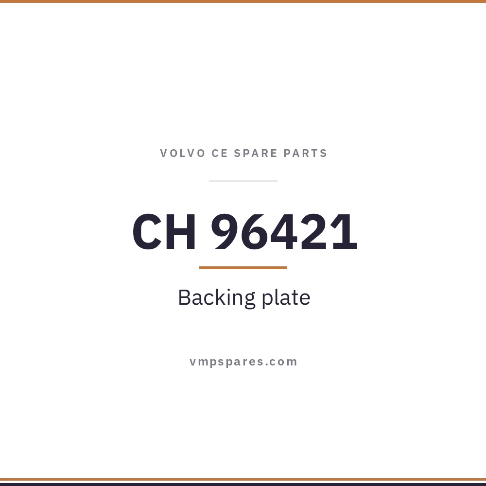 CH 96421 – Backing plate