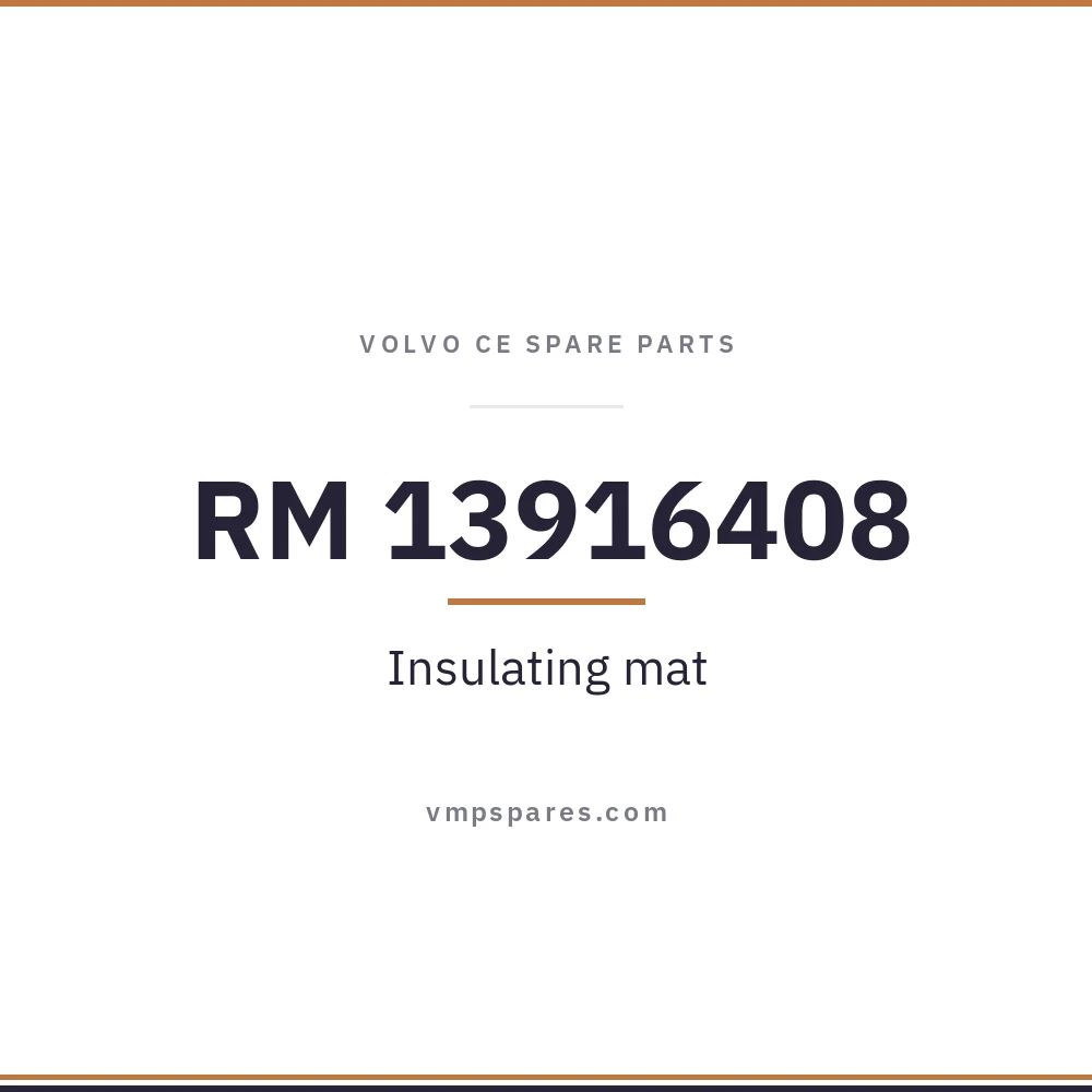 RM 13916408 – Insulating mat