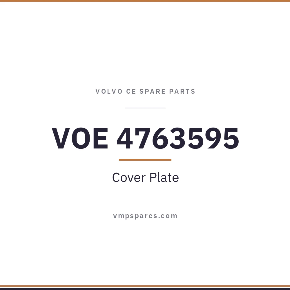 VOE 4763595 – Cover Plate