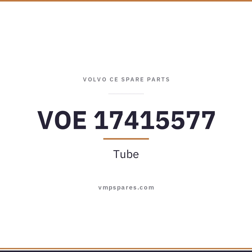 VOE 17415577 – Tube