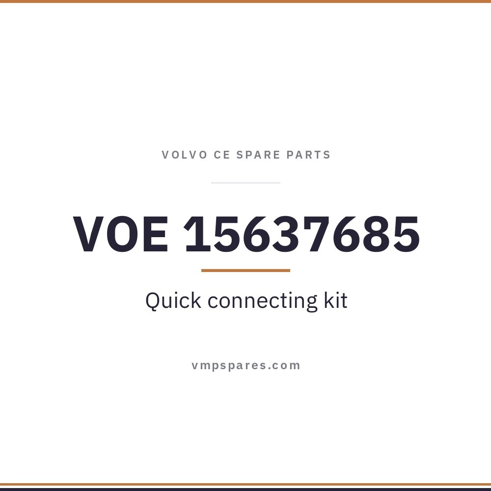 VOE 15637685 – Quick connecting kit