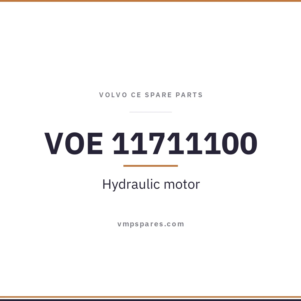 VOE 11711100 – Hydraulic motor
