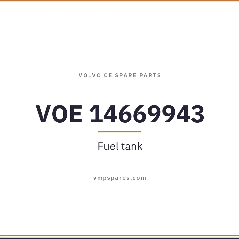 VOE 14669943 – Fuel tank