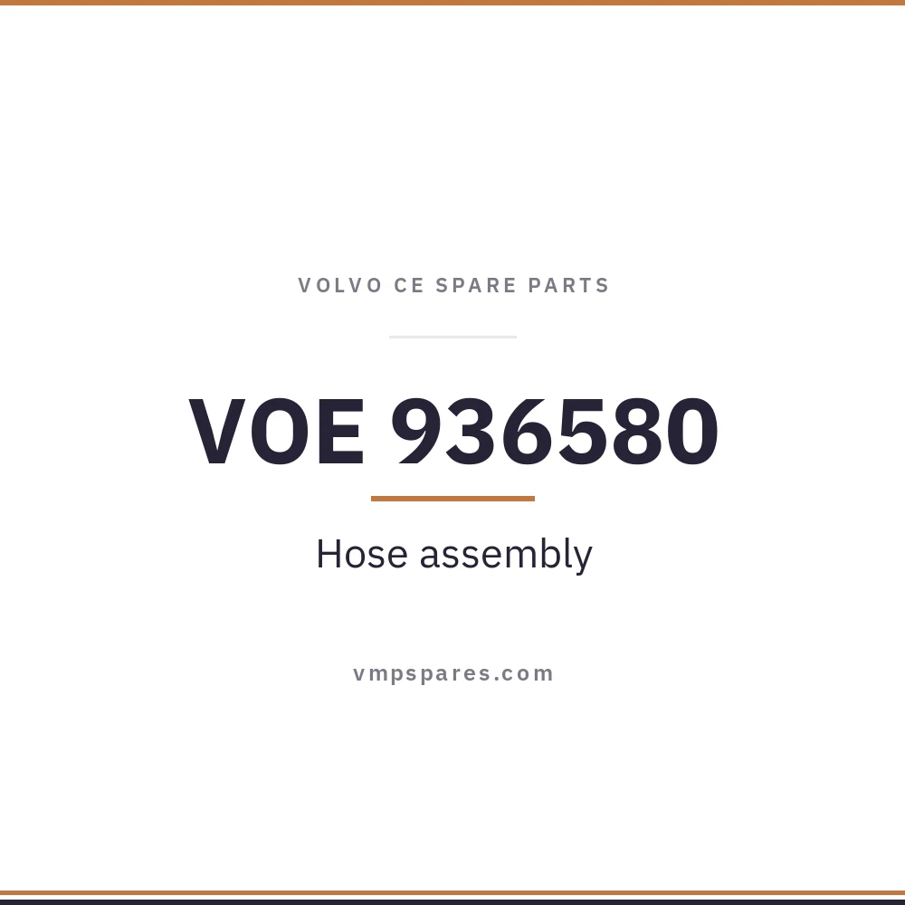 VOE 936580 – Hose assembly