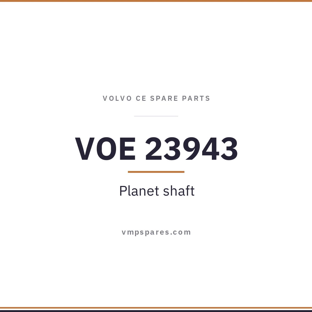 VOE 23943 – Planet shaft