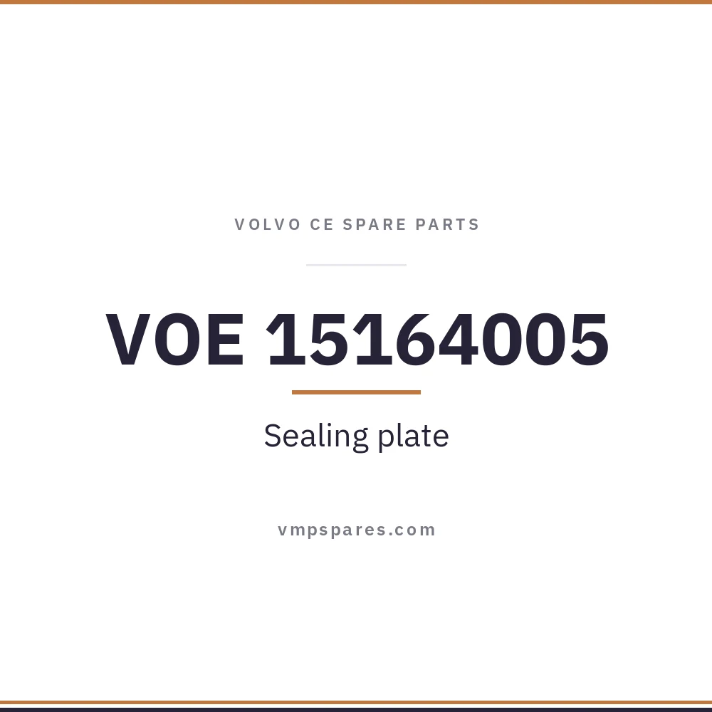 VOE 15164005 – Sealing plate