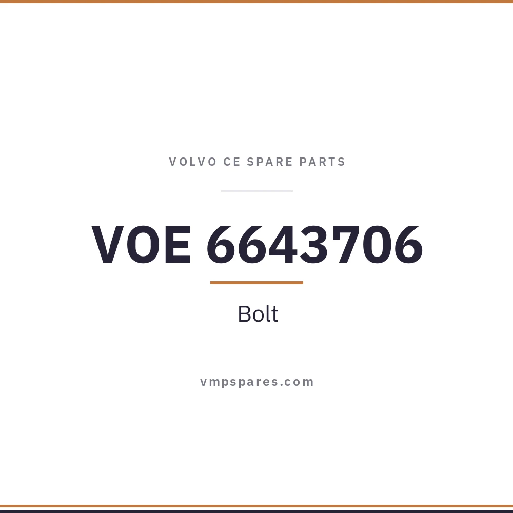 VOE 6643706 – Bolt