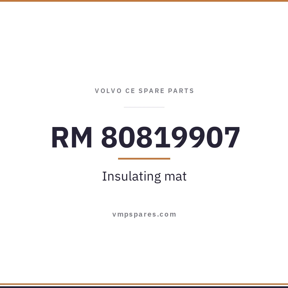 RM 80819907 – Insulating mat